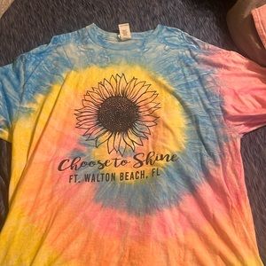 Tye-dye t-shirt from Fort Walton store size XL. Never worn